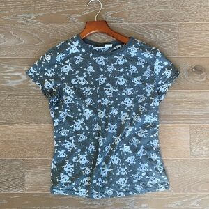 No Boundaries Skull T Shirt | Gray | M